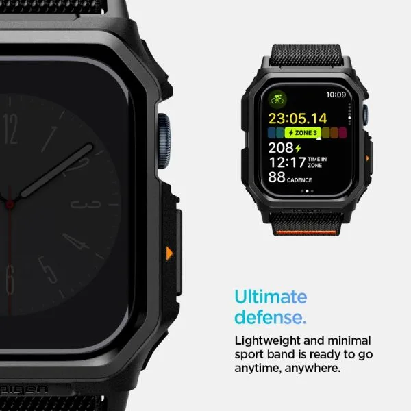 Λουράκι με Θήκη Apple Watch 11/10 46mm Spigen Lite Fit Pro Matte Black (ACS08609) - Image 11
